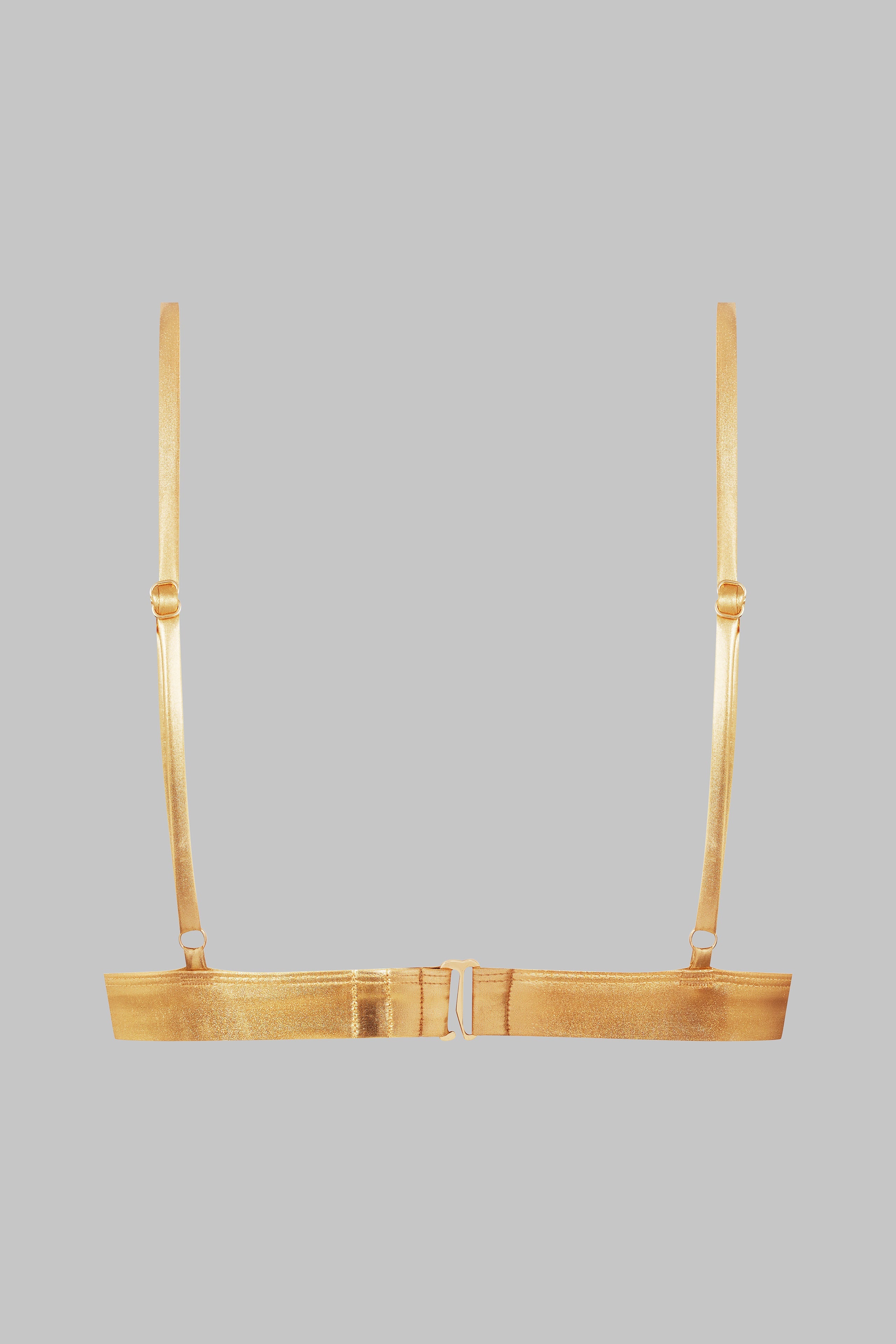 Metallisierter Triangel-BH 