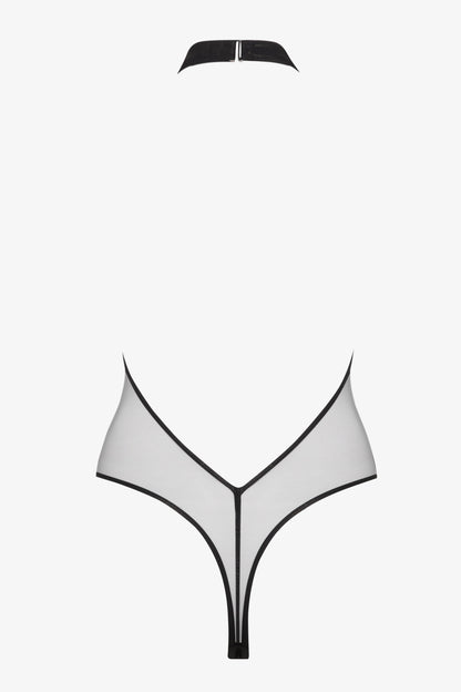 Rückenausschnitt-Einteiler - Minuit