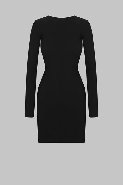 Rückenfreies kurzes Kleid - Nuit Infinie