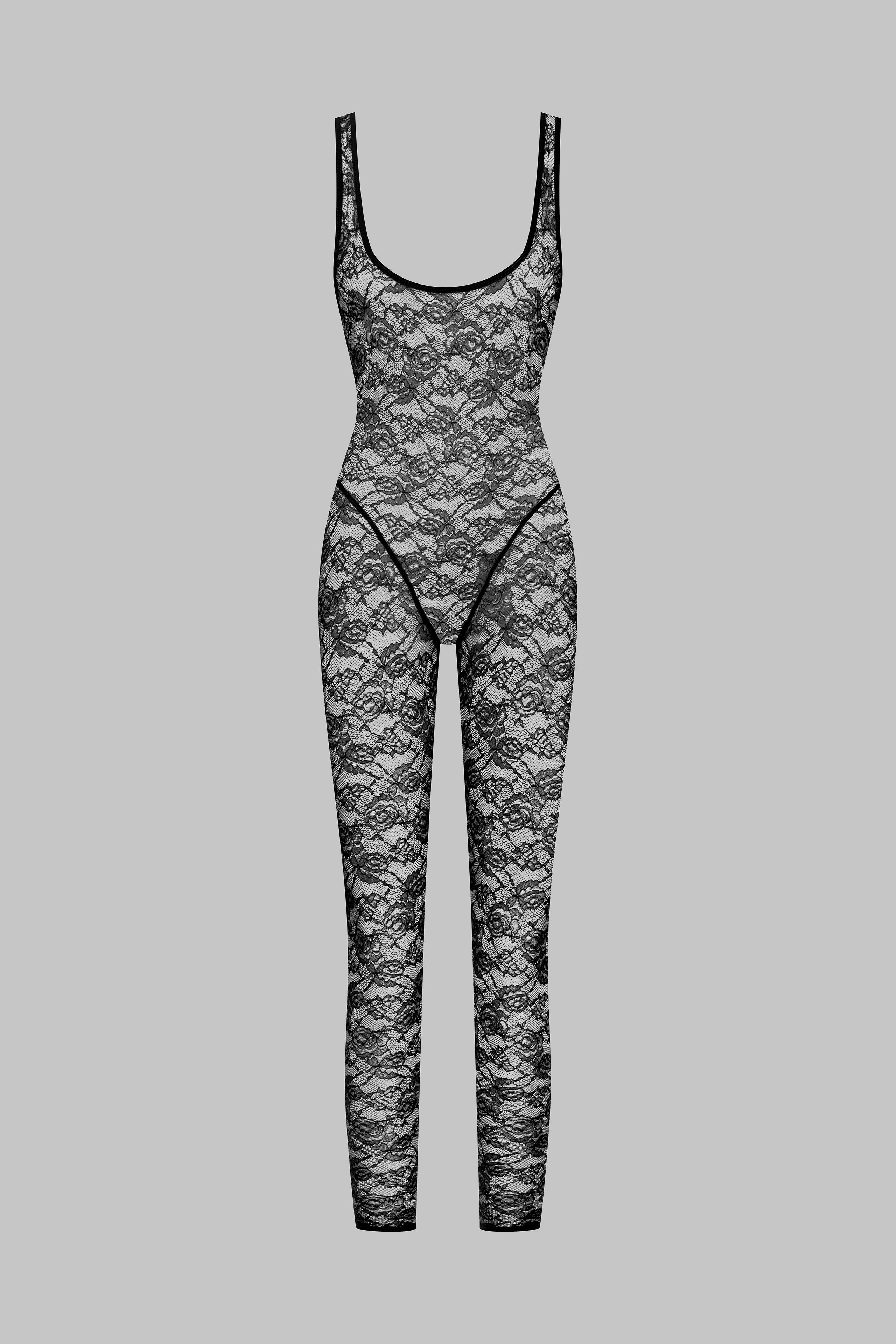 Jumpsuit mit offenem Rücken - Flashback