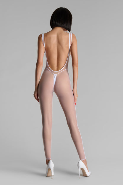 Öffnbarer Träger-Catsuit - Pure Tentation