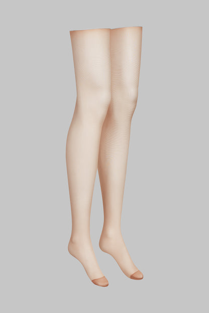 Nahtstrümpfe mit gerolltem Schnitt 20D - Legwear