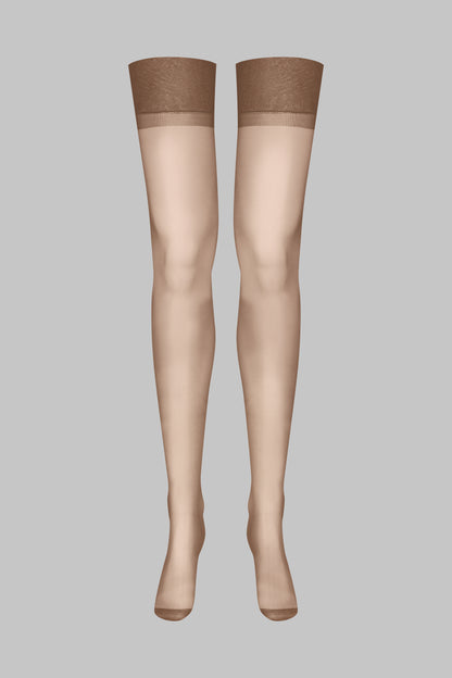 Nylonstrümpfe 15D - Braun - Legwear