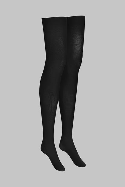 Blickdichte Strümpfe mit gerolltem Schnitt 70D - Legwear