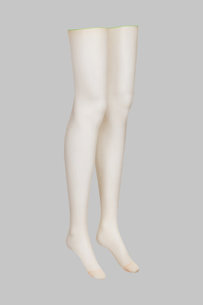 Nahtstrümpfe mit gerolltem Schnitt 20D - Legwear