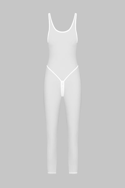 Öffnbarer Träger-Catsuit - Pure Tentation