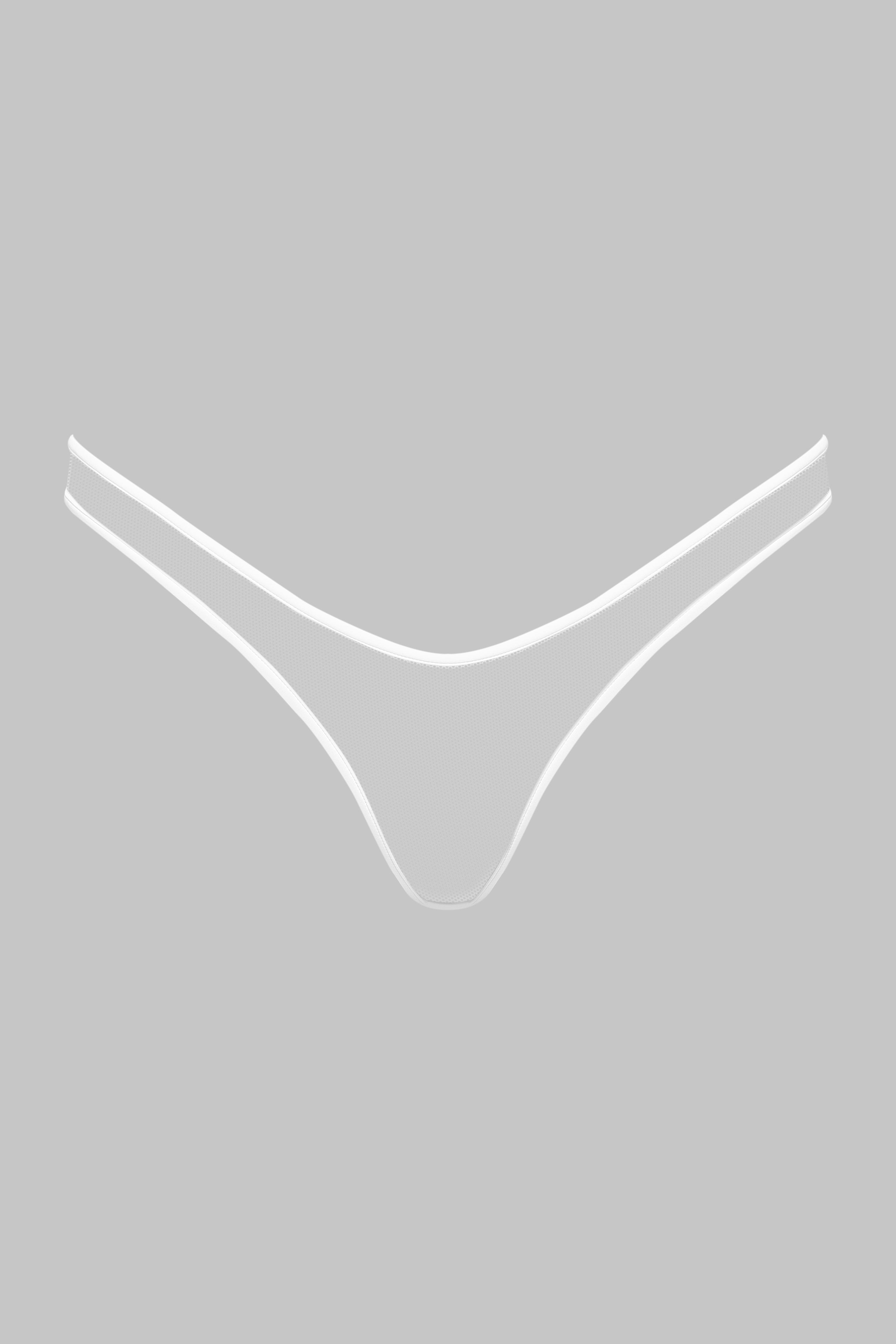 High-Cut Transparent String - Pure Tentation