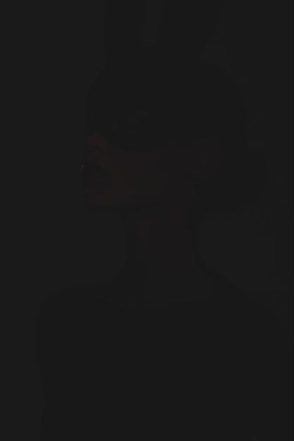 Samt-hasenmaske mit pompon - Bunny