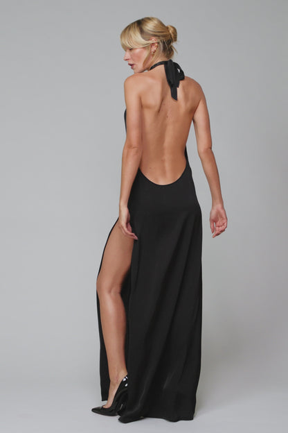 017 Kleid mit offenem Rücken - Le Vestiaire