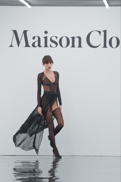 Langärmelige Stringbody - L&