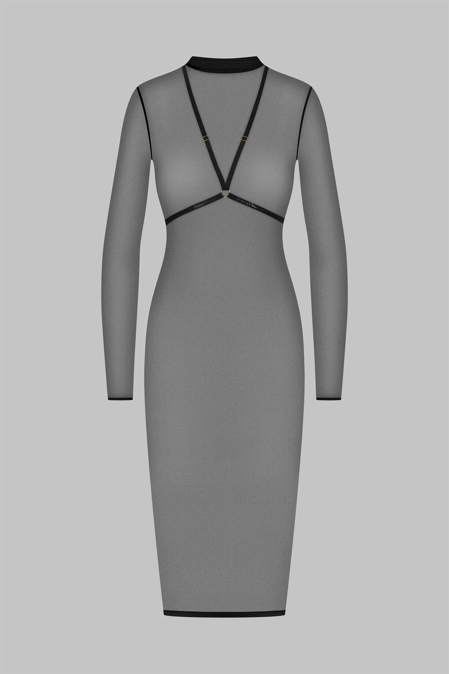 Midi-Kleid mit harness - Corps à Corps