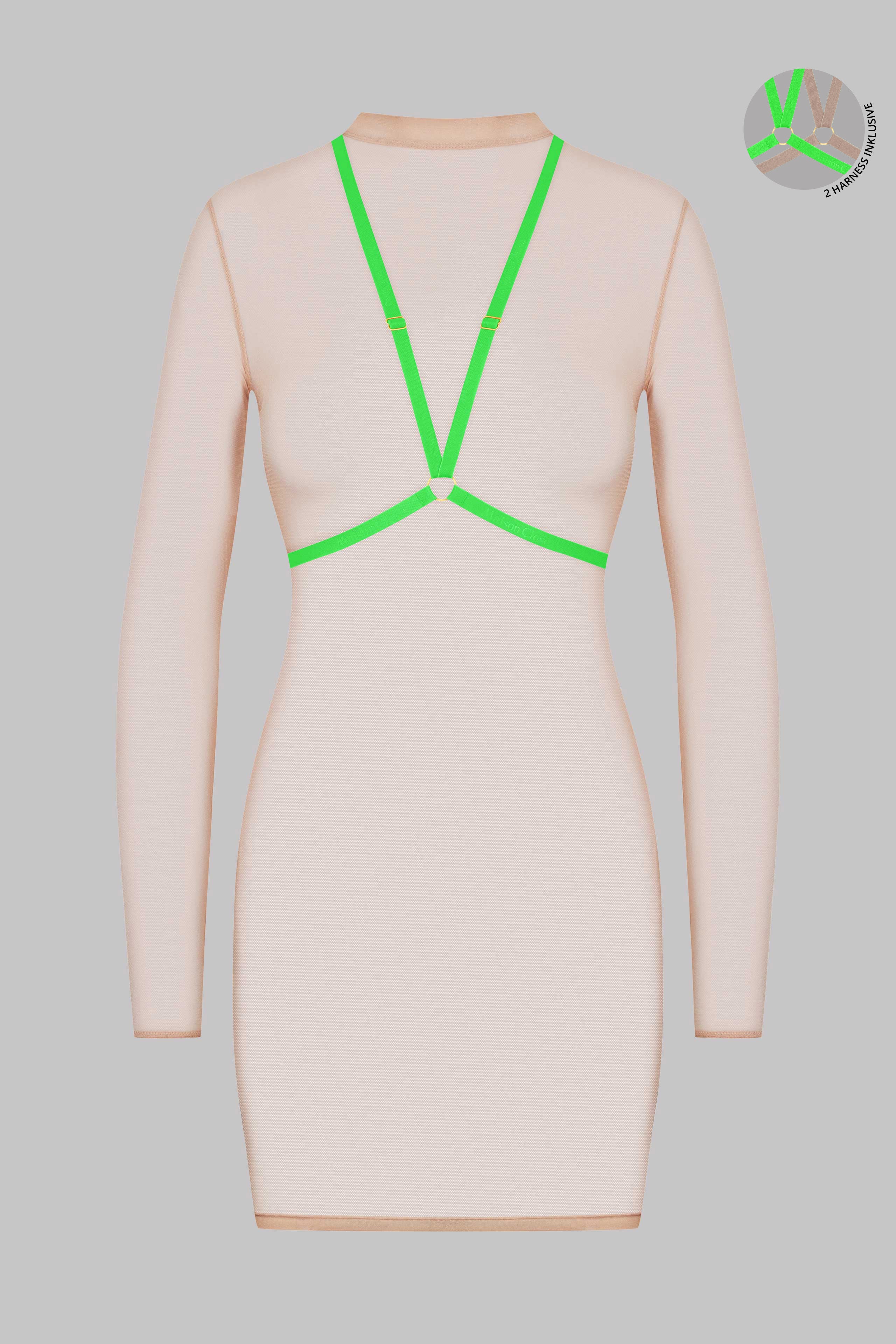 Kleid mit harness - Corps à Corps
